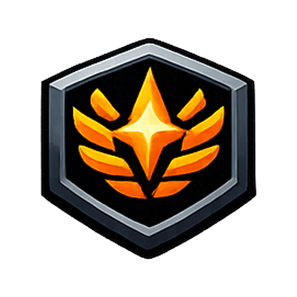 Crown rank badge